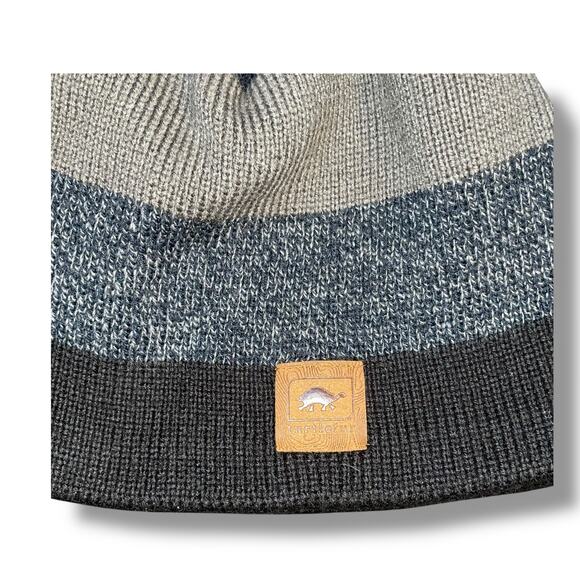 Turtle Fur Ragg Wool Beanie Lined Microfleece Knit Hat Recycled Winter Ski Cap - Picture 5 of 10